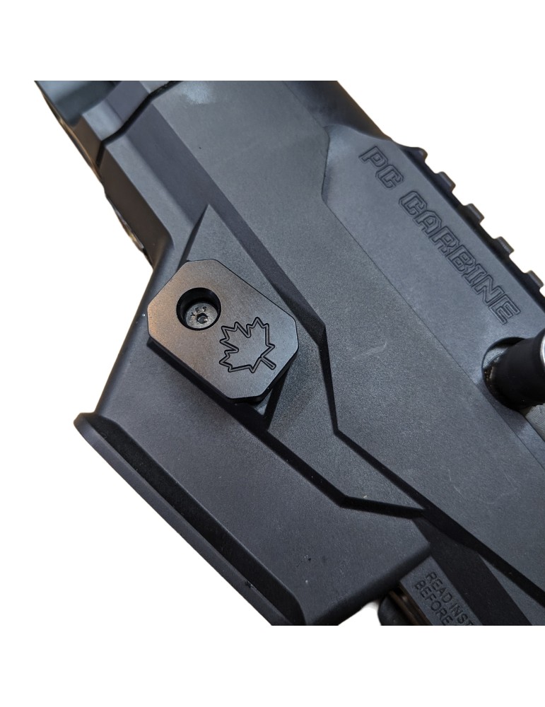 Ruger PC Carbine Maple Leaf Magazine Release Ruger PC Carbine Maple Leaf Magazine Release